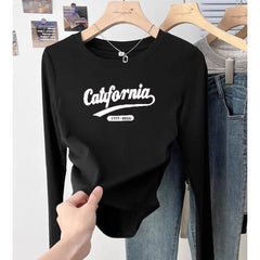 Girls' Long-Sleeve Cotton Tee – Soft & Stylish Everyday Wear