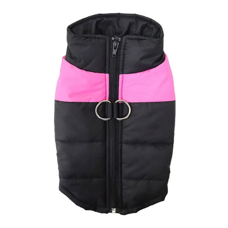 Waterproof dog puffer vest, Pink