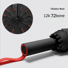 Automatic Folding Umbrella, 72 Reinforced Ribs