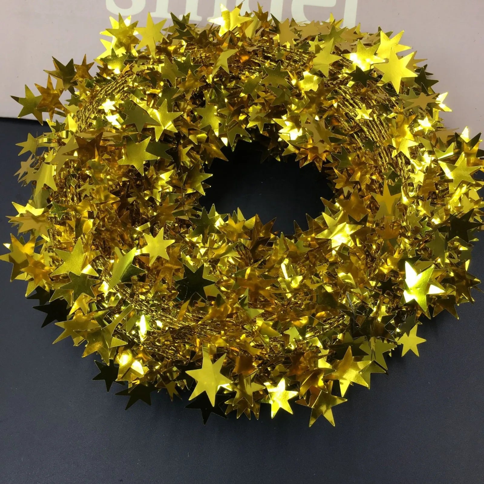Star Tinsel Garland, 7.5 m
