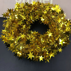 Star Tinsel Garland, 7.5 m