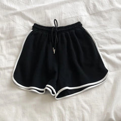 Women's Striped Casual Shorts – Loose-Fit Summer Sports Shorts