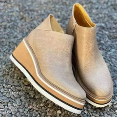 Elegant Step Women's Wedge Boots