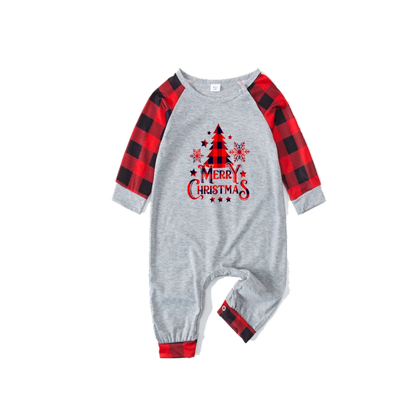 Festive Plaid Family Christmas Pyjama Set