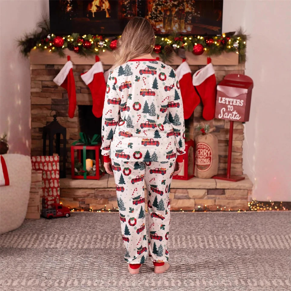 Festive Family Cotton Christmas Pyjama Set