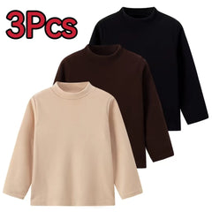 Kids’ Soft Knit Long-Sleeve T-Shirt – Autumn & Winter Essential