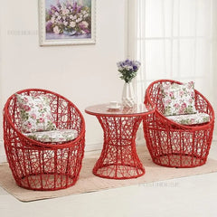Modern Rattan Patio Set – 3-Piece Outdoor Furniture