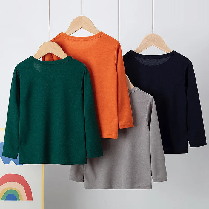 Kids' Classic Long-Sleeve T-Shirt, Soft & Casual, image 2