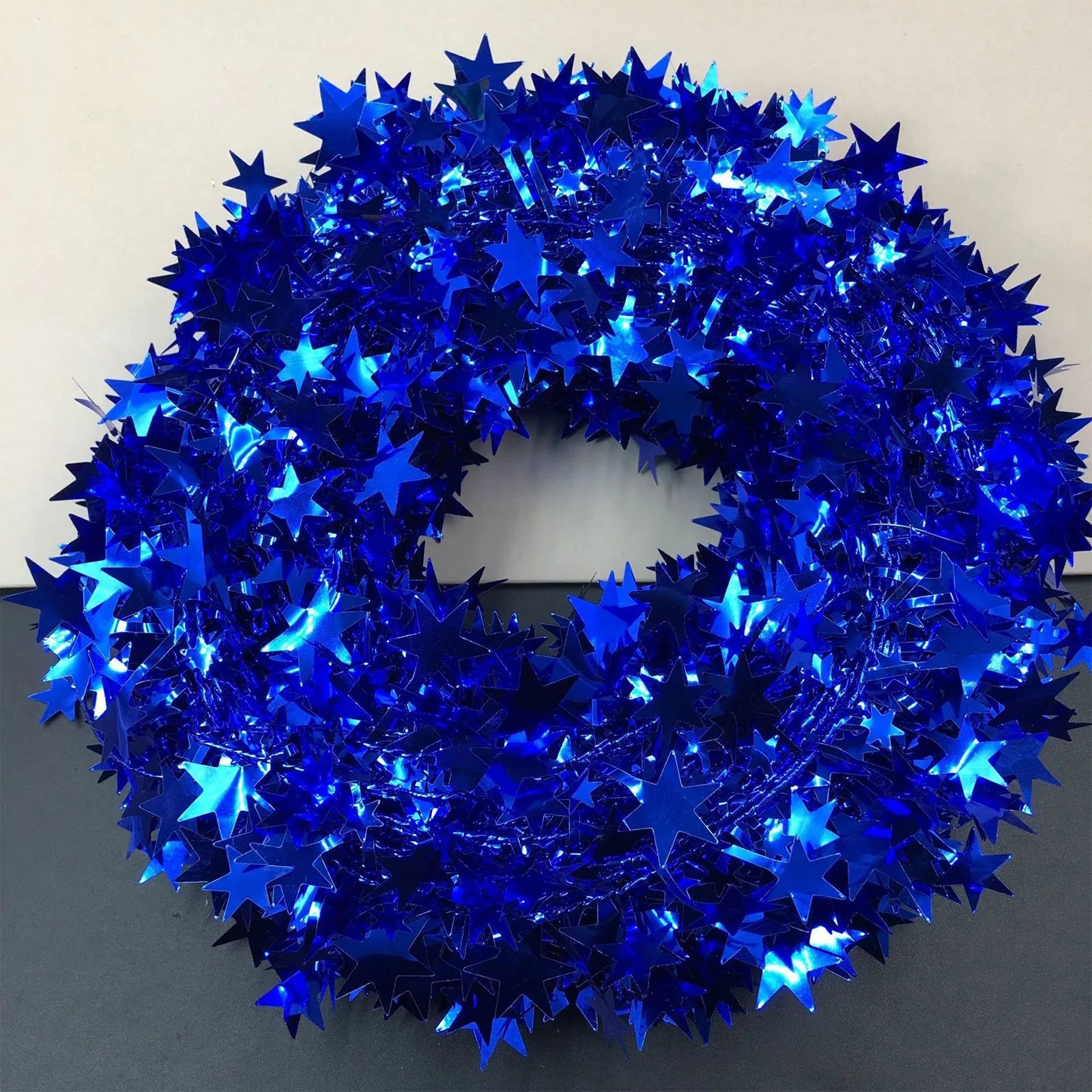 Star Tinsel Garland, 7.5 m