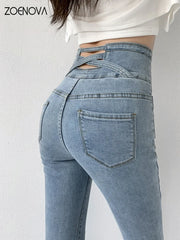 Vintage Chic High-Waist Jeans
