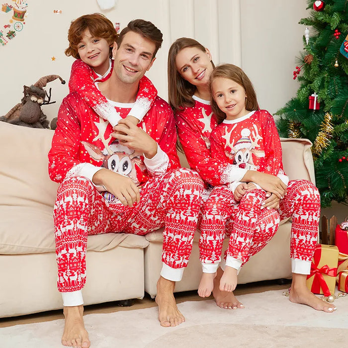 Reindeer Family Christmas Pyjamas, Matching Sets, Baby to 4XL, image 2