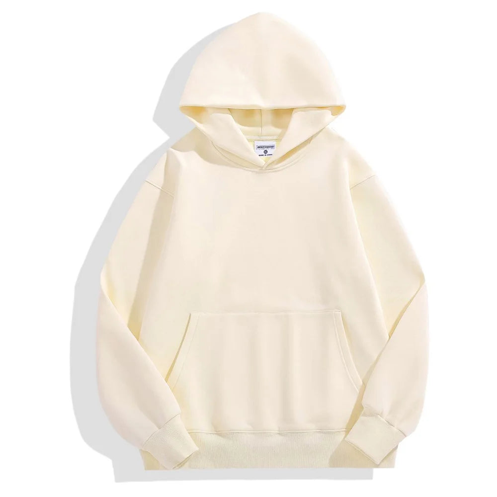 Men's Heavyweight Fleece-Lined Hoodie, 480gsm