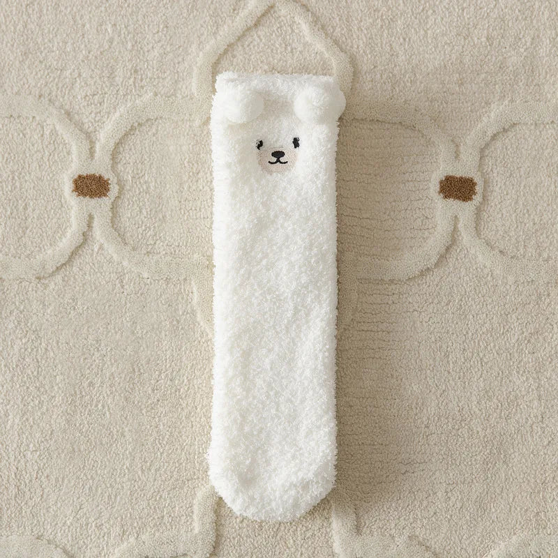 Women's Fluffy Teddy Bear Socks