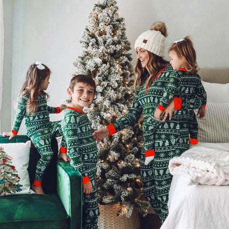 Festive Family Matching Pyjamas Set - Soft and Comfortable