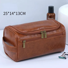 Hanging Toiletry Bag, Faux Leather or Canvas