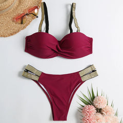 Women's Push-Up Brazilian Bikini Set – Sexy Beach Swimwear