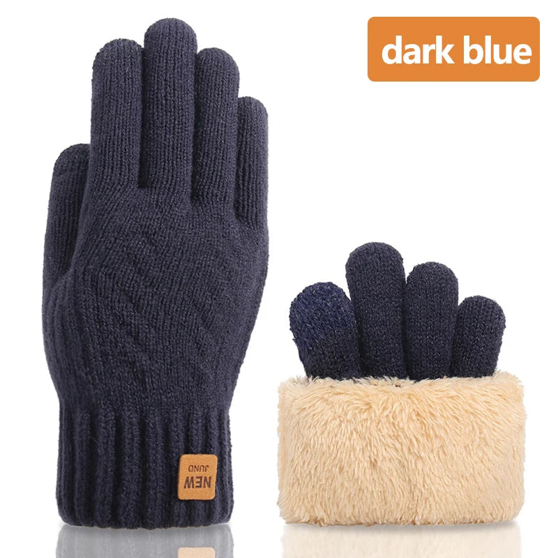 Women's Cable Knit Touchscreen Gloves, Plush Lined