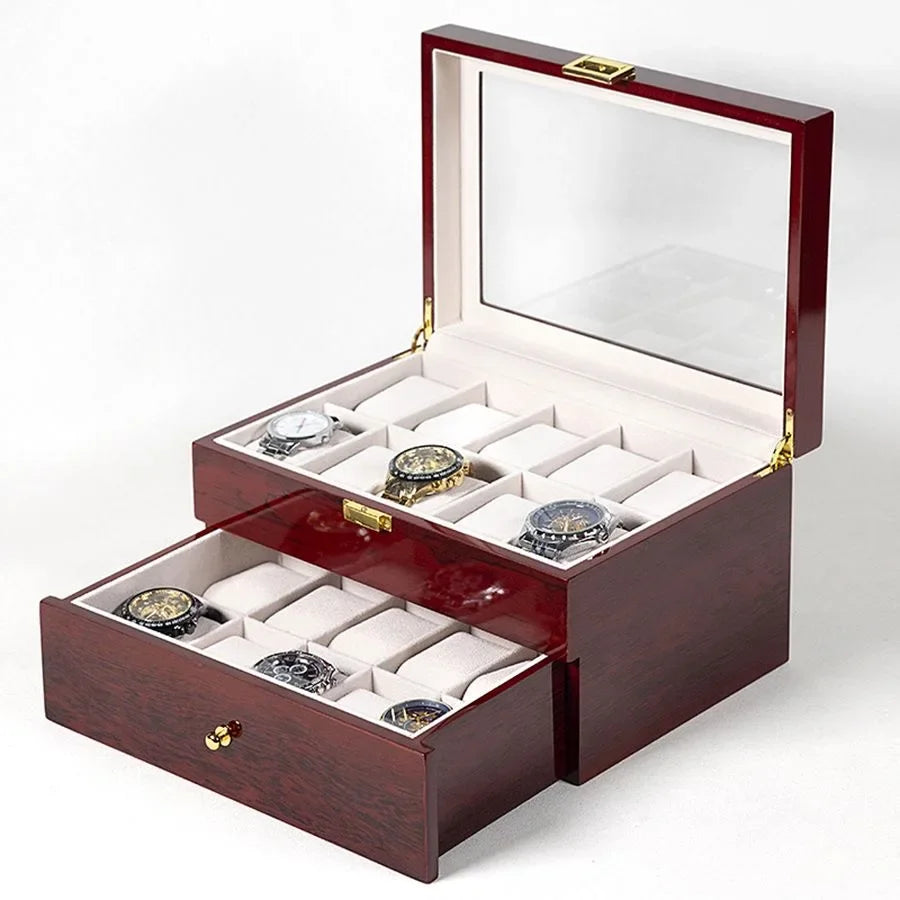 Wooden Watch Box, 1 to 12 Slots