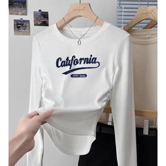 Girls' Long-Sleeve Cotton Tee – Soft & Stylish Everyday Wear