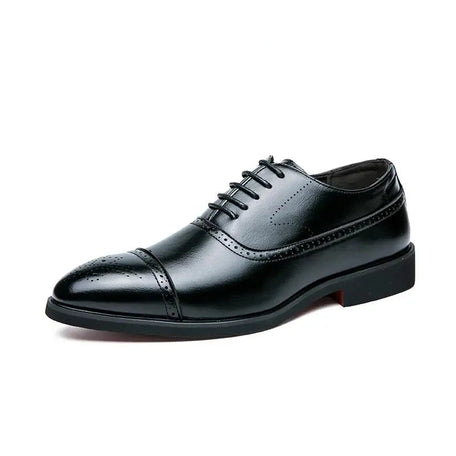 Red Sole Brogue Elegance