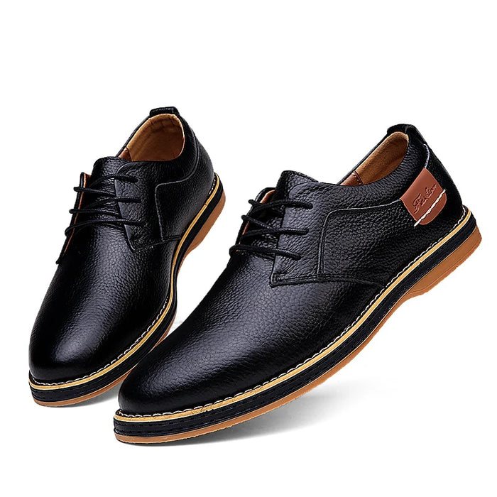 Italian Elegance Men's Leather Oxfords
