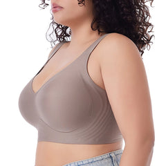 FallSweet Push-Up Bra – Seamless Plus Size Wireless Bralette