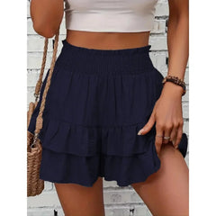 Women's Wide-Leg Draped Shorts – Casual & Versatile Summer Wear