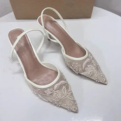 Floral Elegance Stiletto Heels