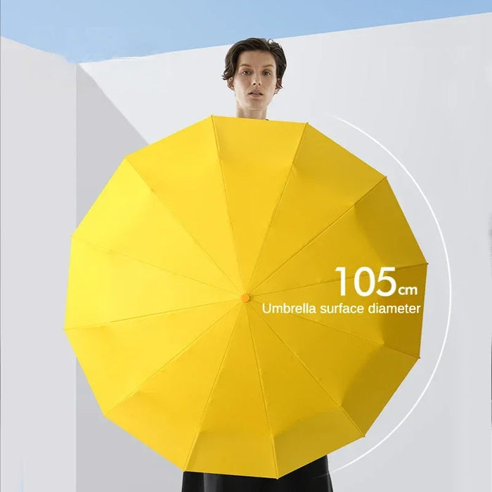 Automatic folding umbrella with 72 ribs, photo 2