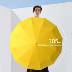Automatic Folding Umbrella, 72 Reinforced Ribs
