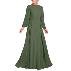 Elegant Modest Maxi Dress
