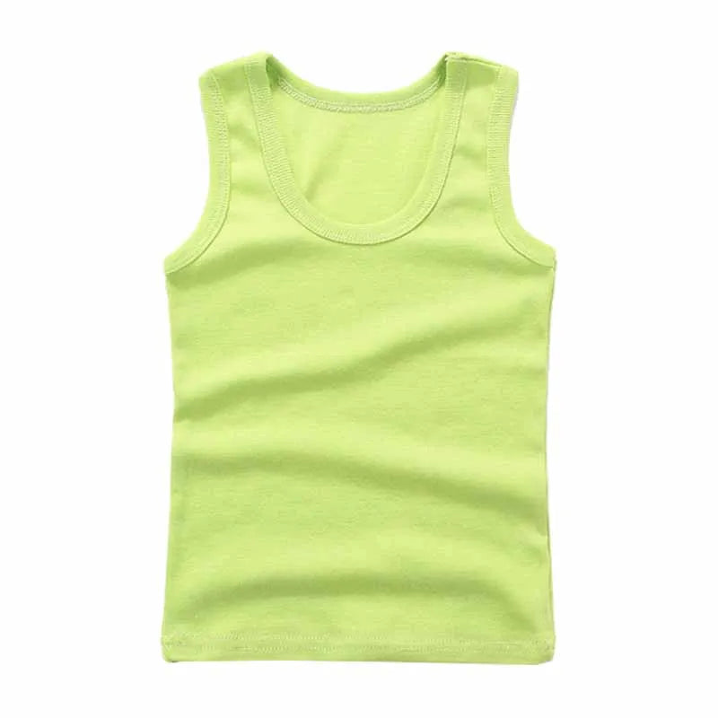 Kids' Cotton Vest Tops