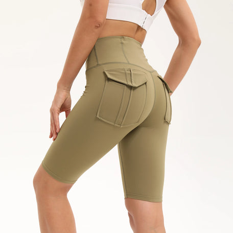 ElevateFit High Waist Yoga Shorts