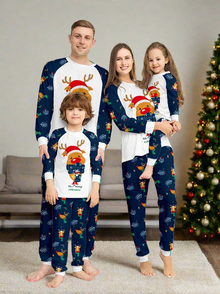 Reindeer Family Pyjama Set - Cozy Winter Sleepwear