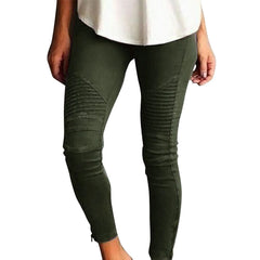 Chic Stripe Slim-Fit Trousers