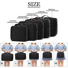 Large Makeup Case with Adjustable Dividers