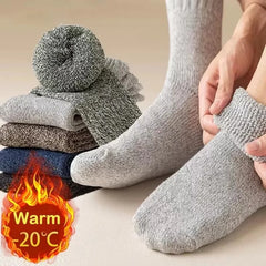 Thick Terry Winter Socks, 5 Pairs