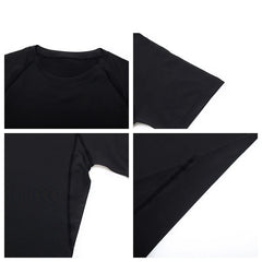 Men’s Compression Running T-Shirt – Quick-Dry Tight-Fit Gym & Training Top