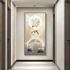 Elegant Sika Deer Canvas Art