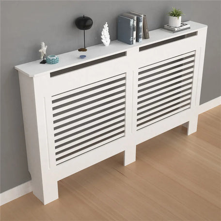 Super Tall 100CM Radiator Cover – Modern MDF Grill Shelf Cabinet