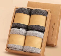 Men's Thick Thermal Socks, 4 Pairs