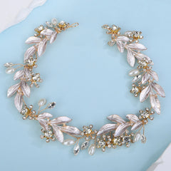 Golden Elegance Bridal Hair Vine