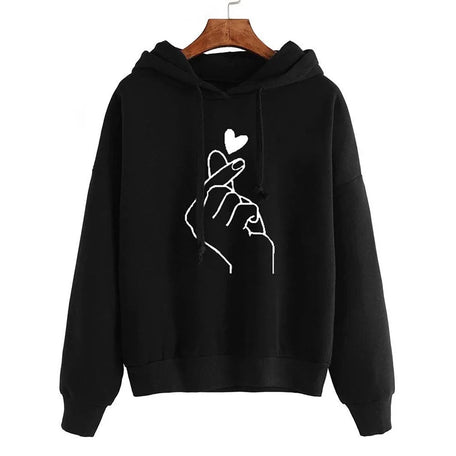 Women's Fleece Hoodie – Oversized Casual Hooded Sweatshirt with Pockets