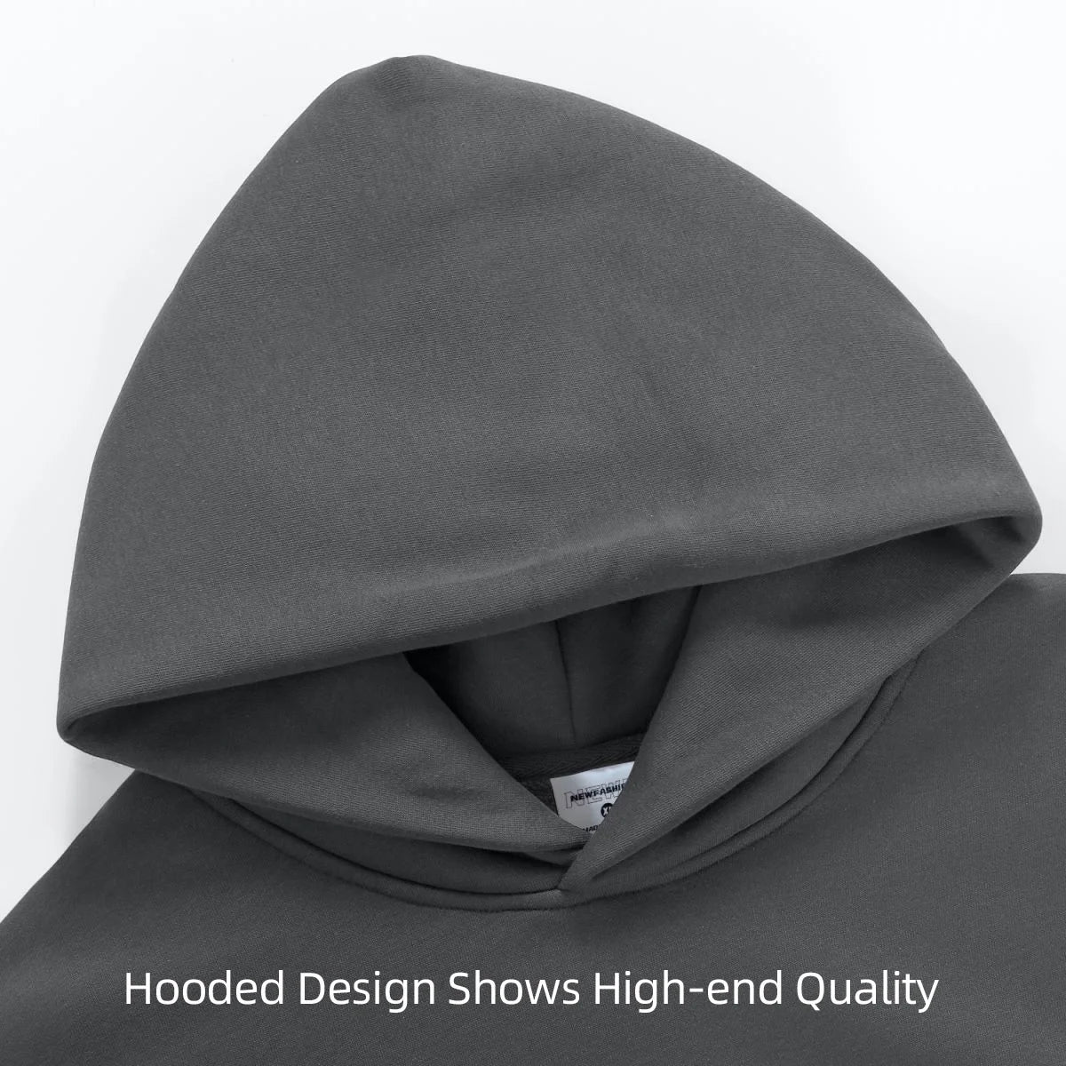 Men's Heavyweight Fleece-Lined Hoodie, 480gsm