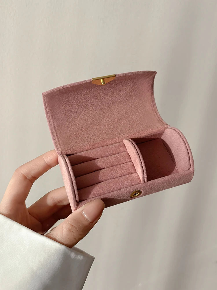 Mini Velvet Jewellery Case