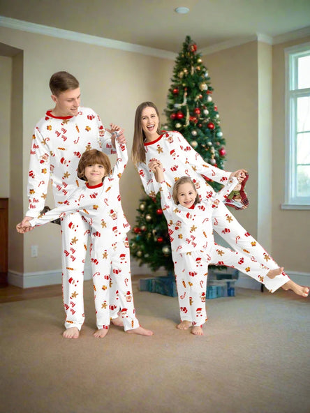 Cosy Christmas Family Pyjamas with Polar Bear Print