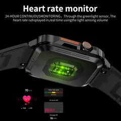 CRTORRS Military-Grade Smartwatch with Health Monitor & Bluetooth Call