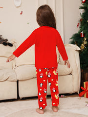Cozy Family Christmas Pyjamas - Santa Reindeer Set