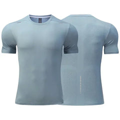 Men’s Quick-Dry Fitness T-Shirt – Breathable Short-Sleeve Running & Cycling Top