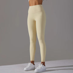 Women's High-Waisted Naked Feel Leggings – Seamless Yoga & Gym Workout Tights